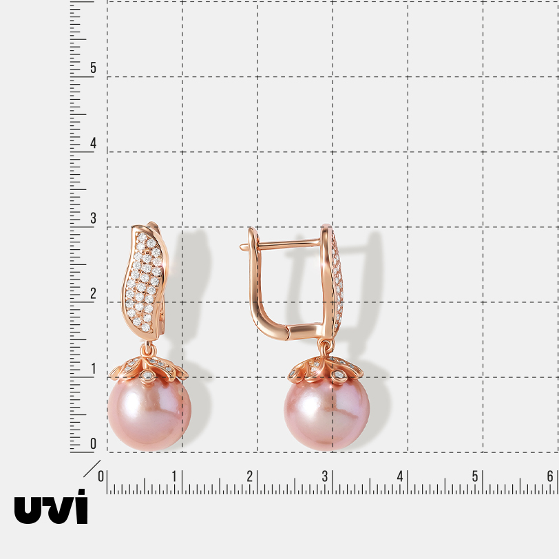 Серебряные серьги с жемчугом Эдисон