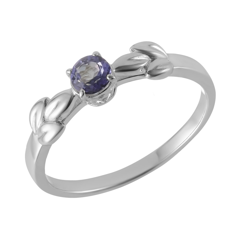 Серебряное кольцо 925 пробы; вставки 1 Топаз;