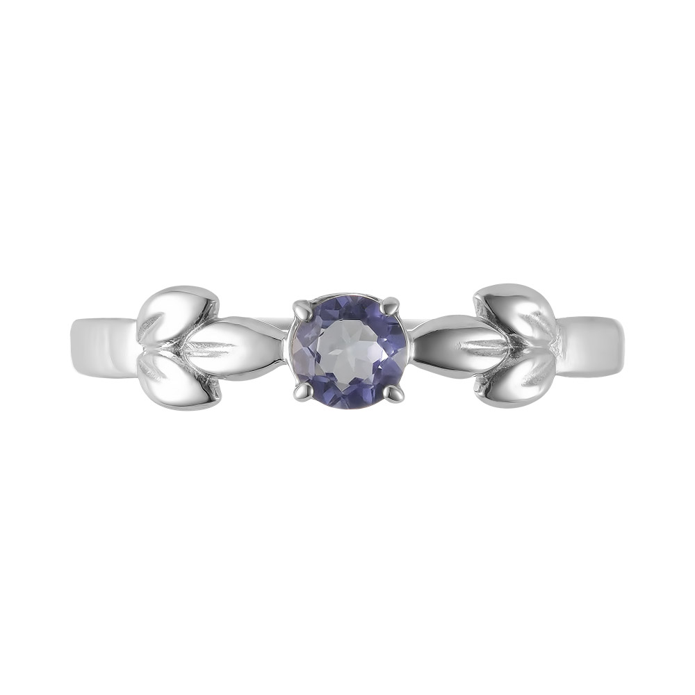 Серебряное кольцо 925 пробы; вставки 1 Топаз;