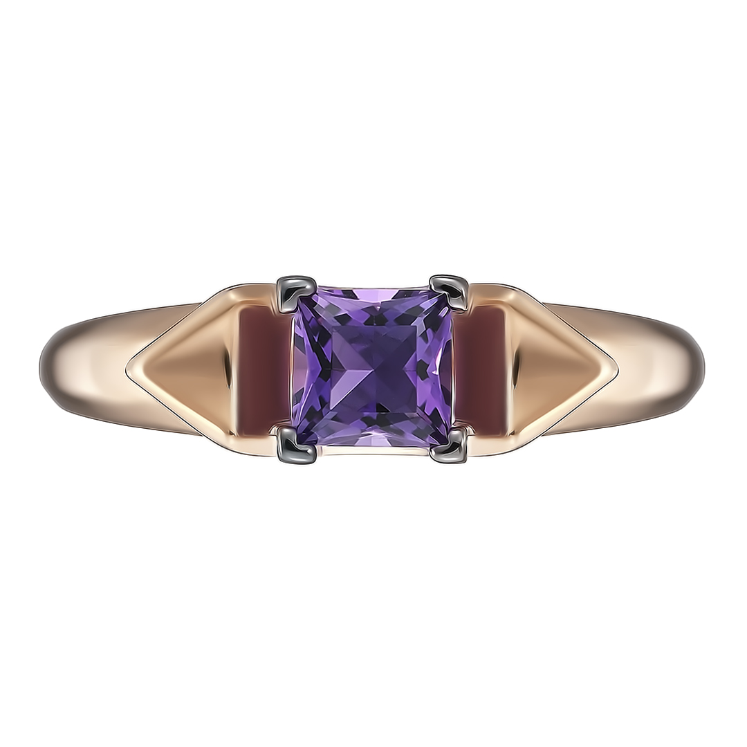 Серебряное кольцо с аметистом