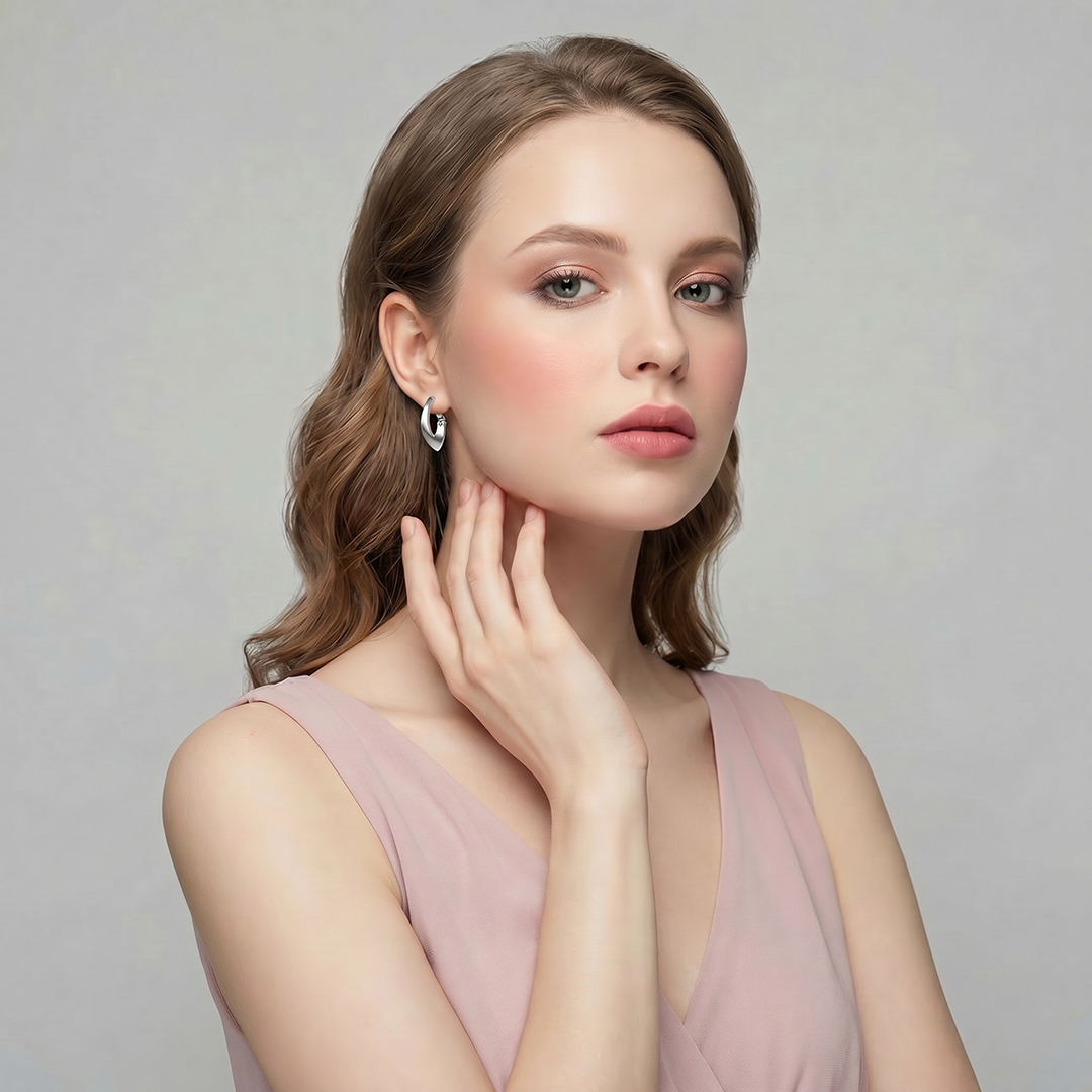 Серебряные серьги