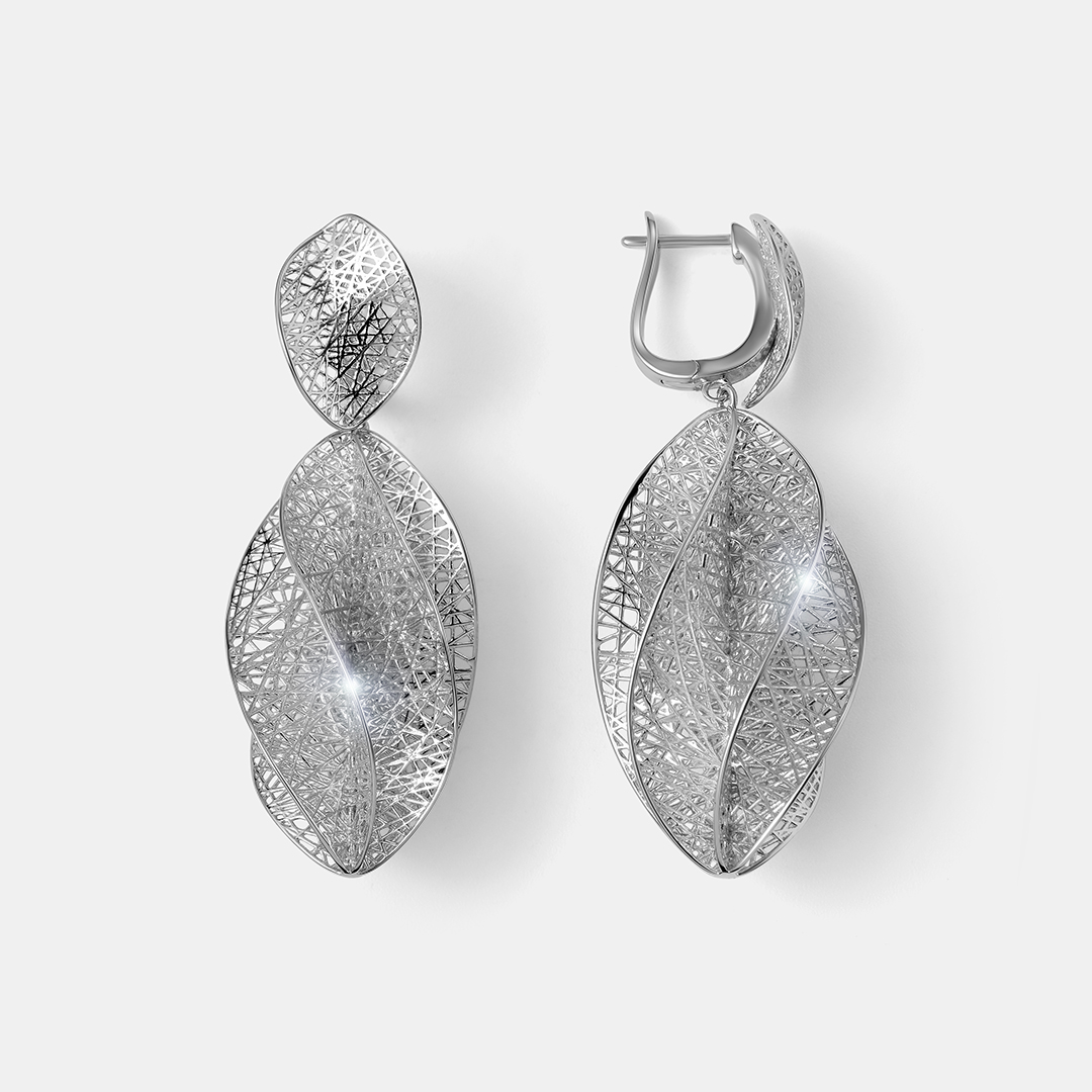 Серебряные серьги