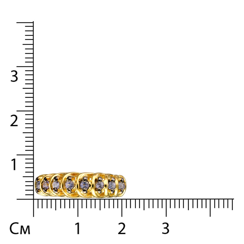 Серебряное кольцо с танзанитами