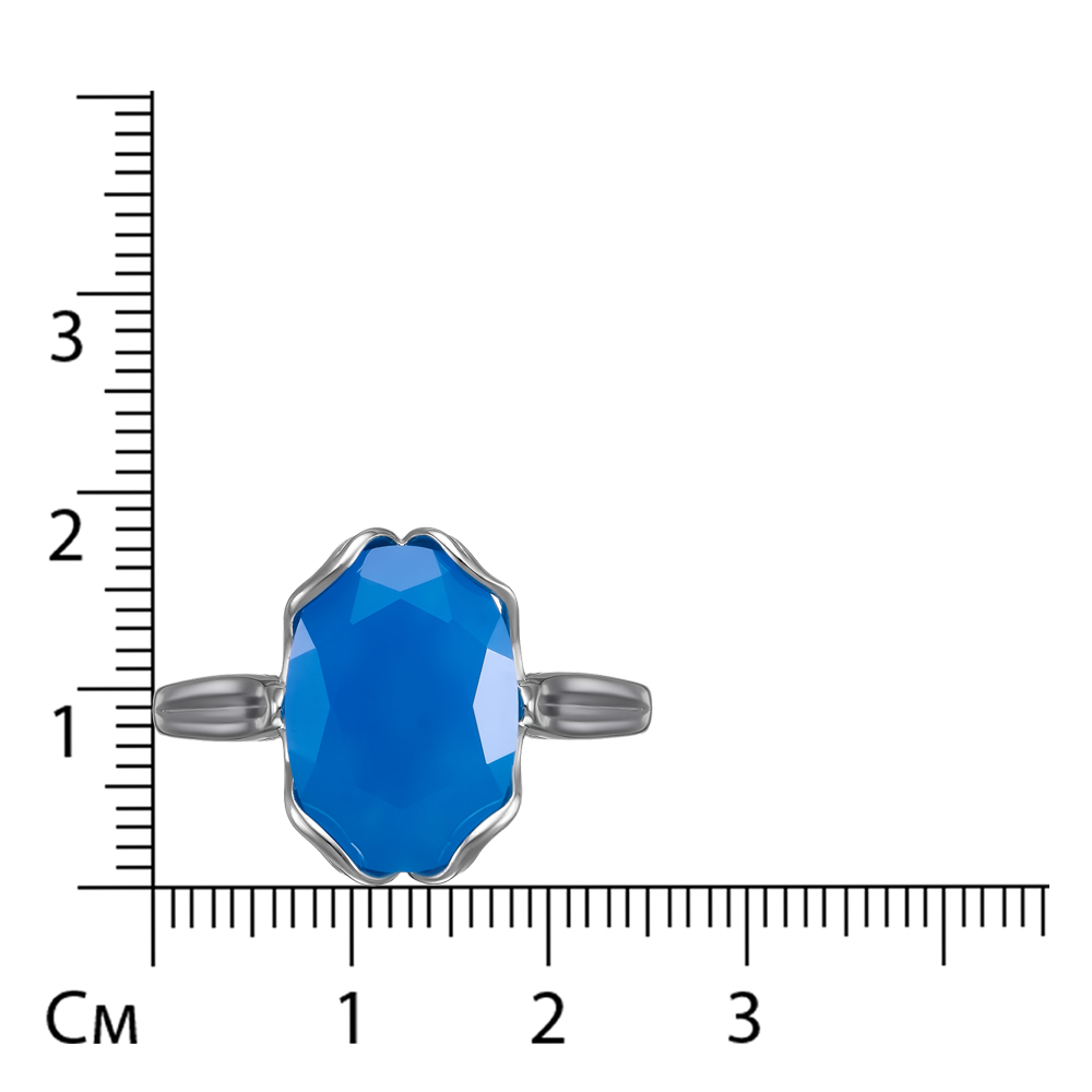 Серебряное кольцо 925 пробы; вставки 1 Агат;