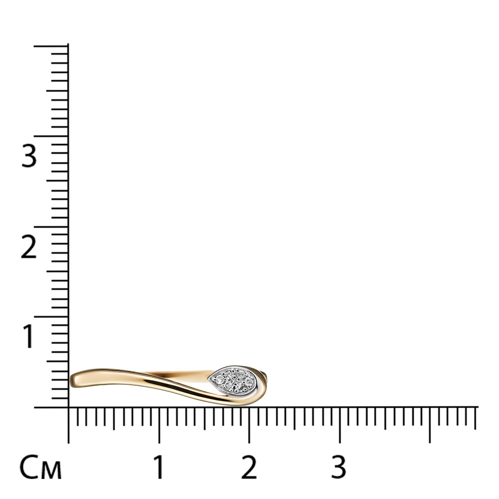 Кольцо из золота с бриллиантами