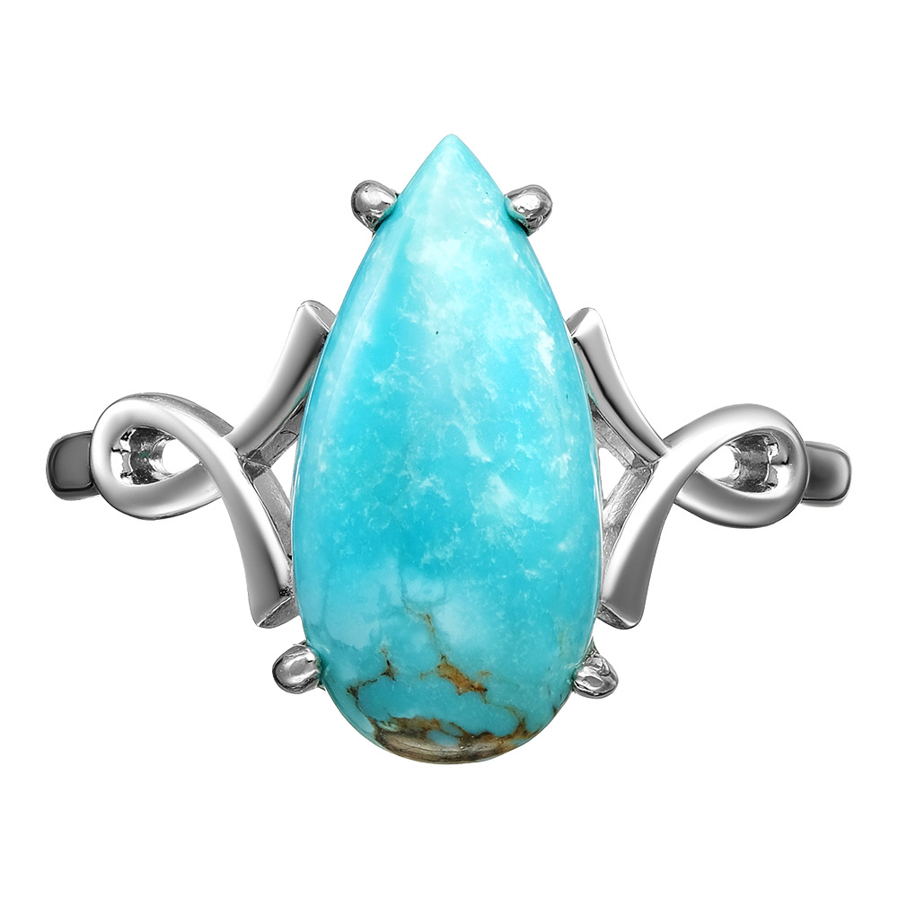 Серебряное кольцо с бирюзой