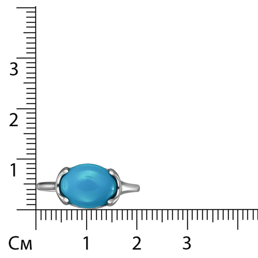 Серебряное кольцо с бирюзой