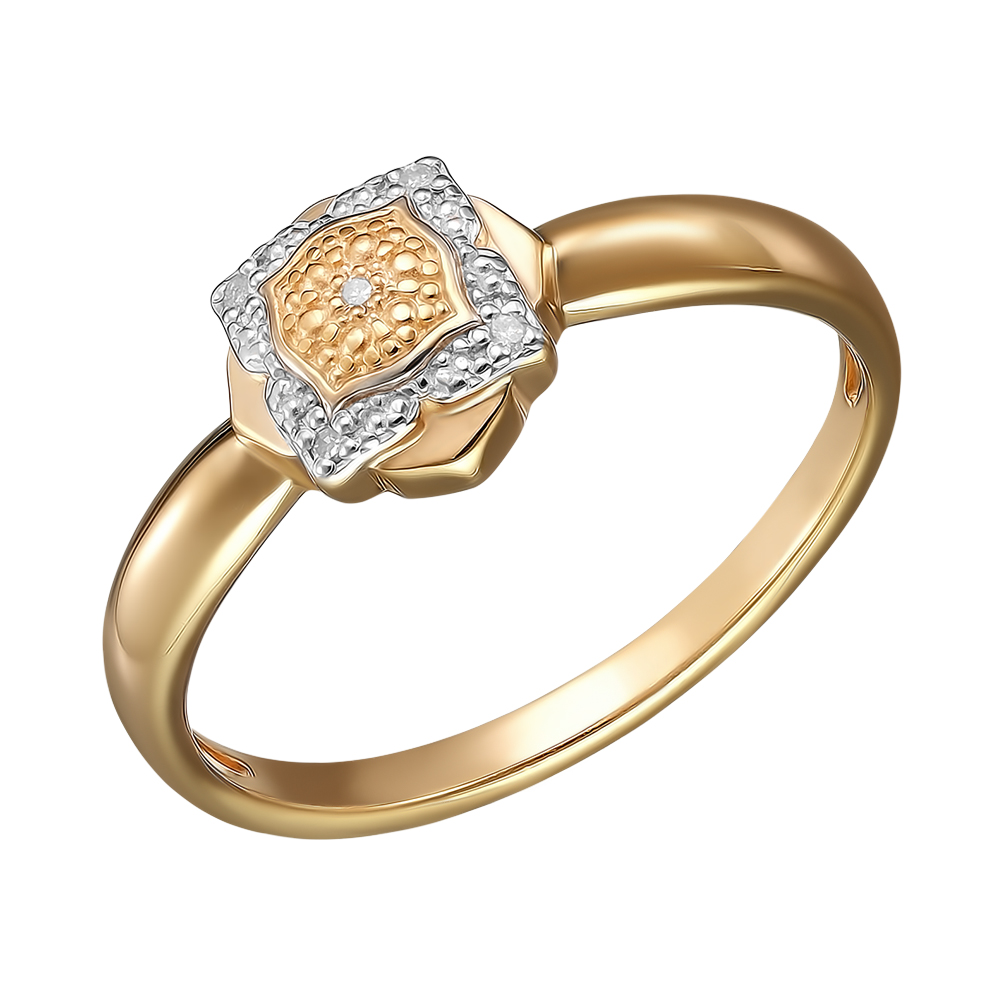 Серебряное кольцо 925 пробы; вставки 5 Бр.Кр-17 0,025 2/3А;