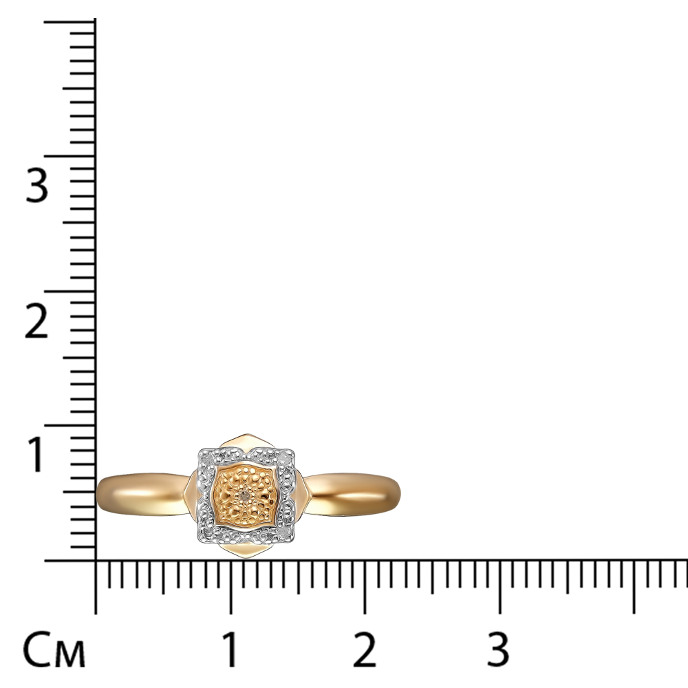 Серебряное кольцо 925 пробы; вставки 5 Бр.Кр-17 0,025 2/3А;