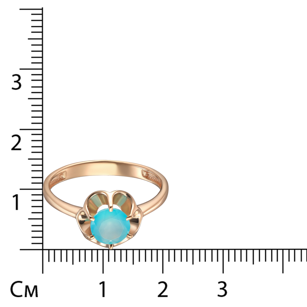 Серебряное кольцо 925 пробы; вставки 1 Халцедон;