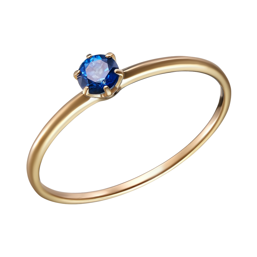 Серебряное кольцо 925 пробы; вставки 1 Топаз SWAROVSKI кашмир;