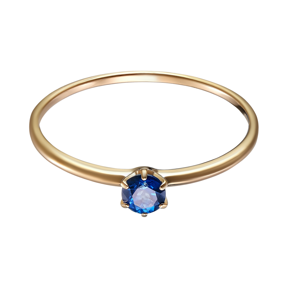 Серебряное кольцо 925 пробы; вставки 1 Топаз SWAROVSKI кашмир;