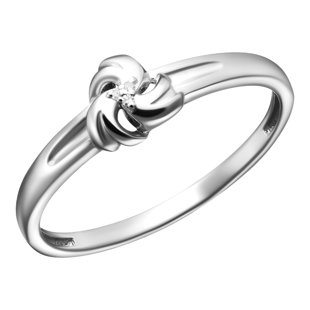 Серебряное кольцо 925 пробы; вставки 3 Бр.Кр-17 0,009 2/3А;