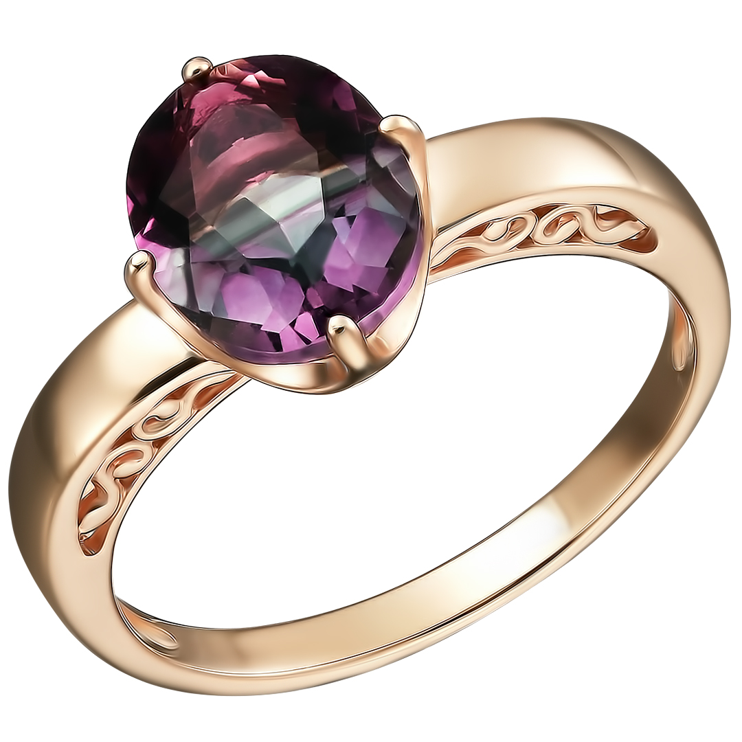 Серебряное кольцо 925 пробы; вставки 1 Флюорит;