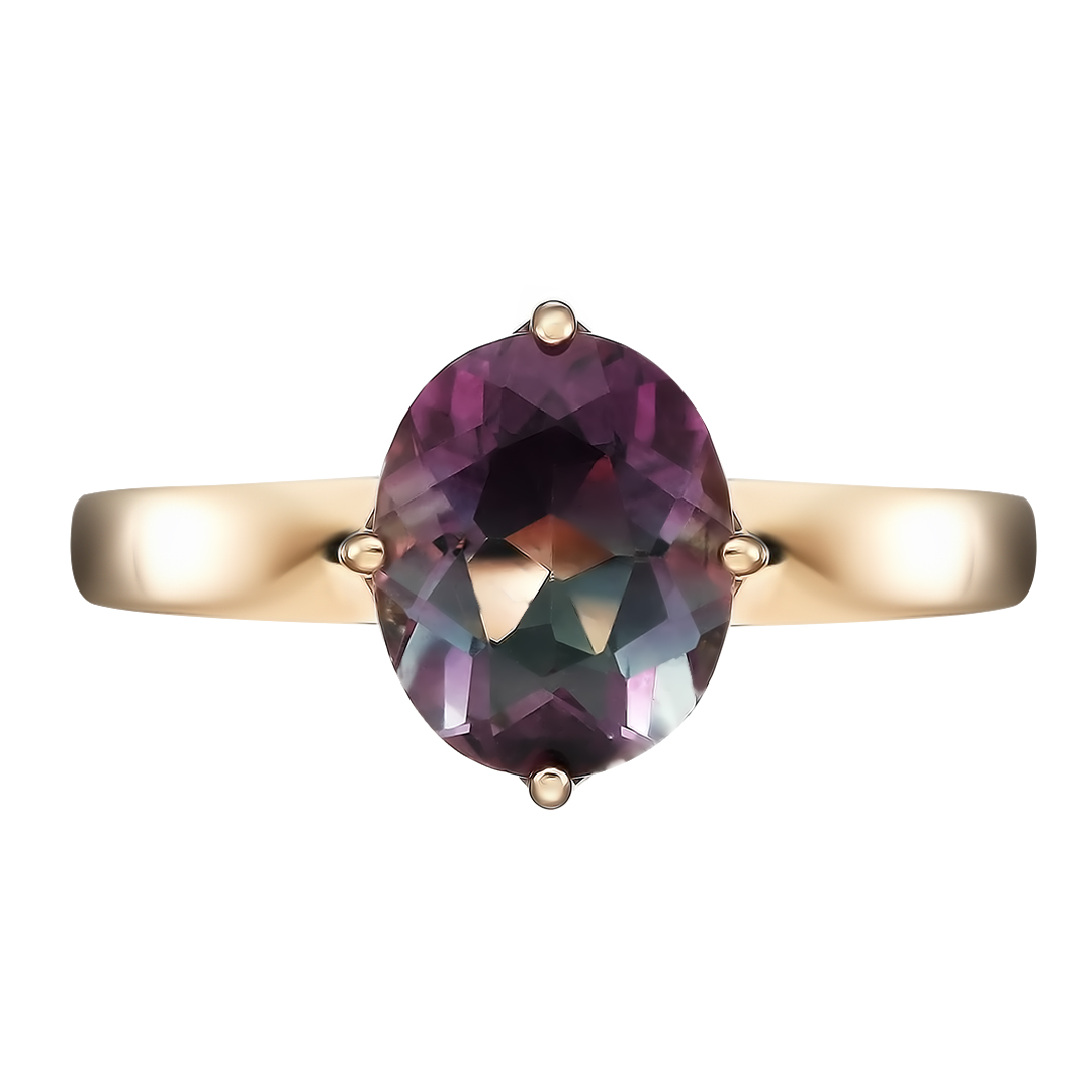 Серебряное кольцо 925 пробы; вставки 1 Флюорит;