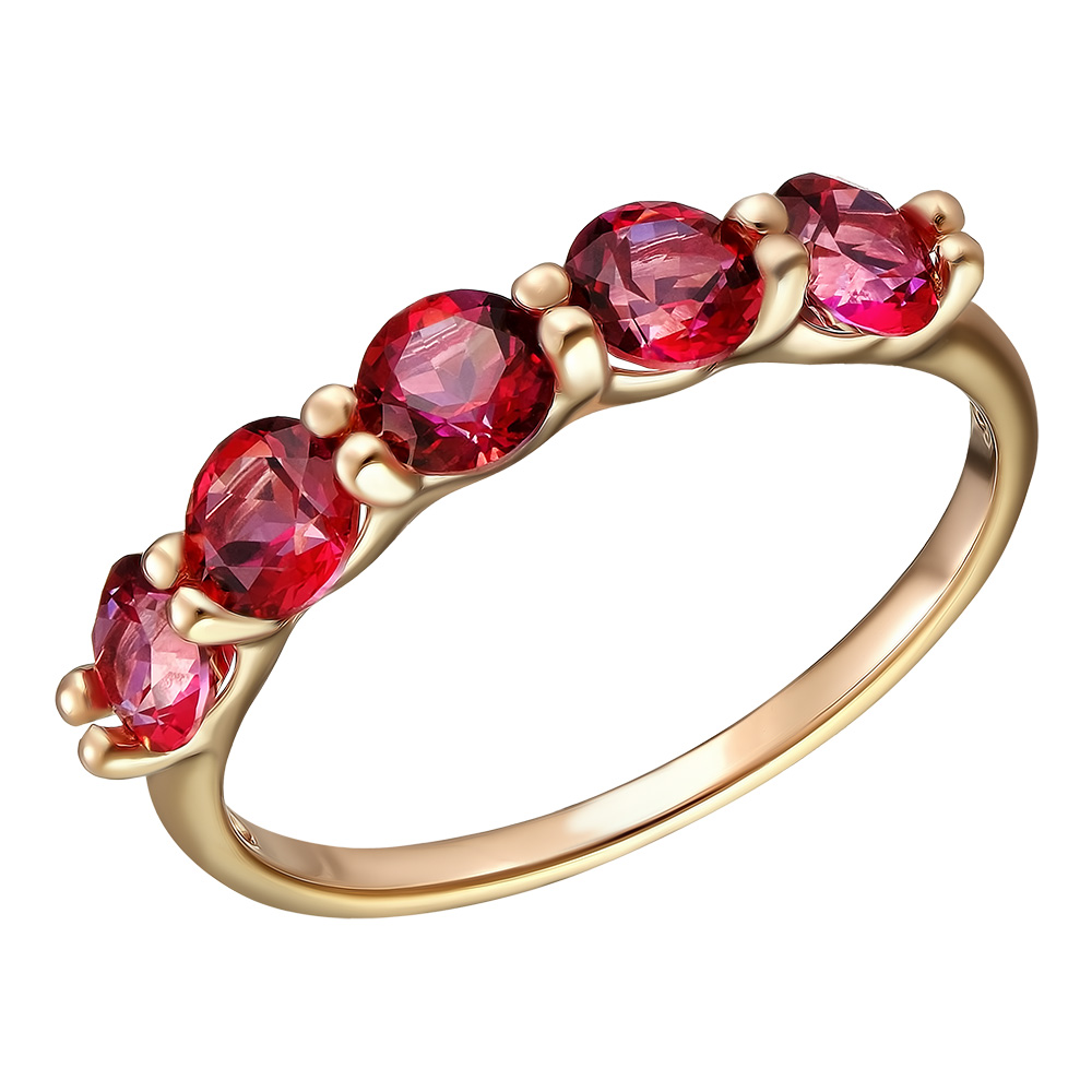 Серебряное кольцо с топазами SWAROVSKI