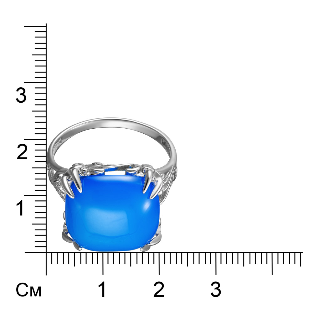Серебряное кольцо с агатом