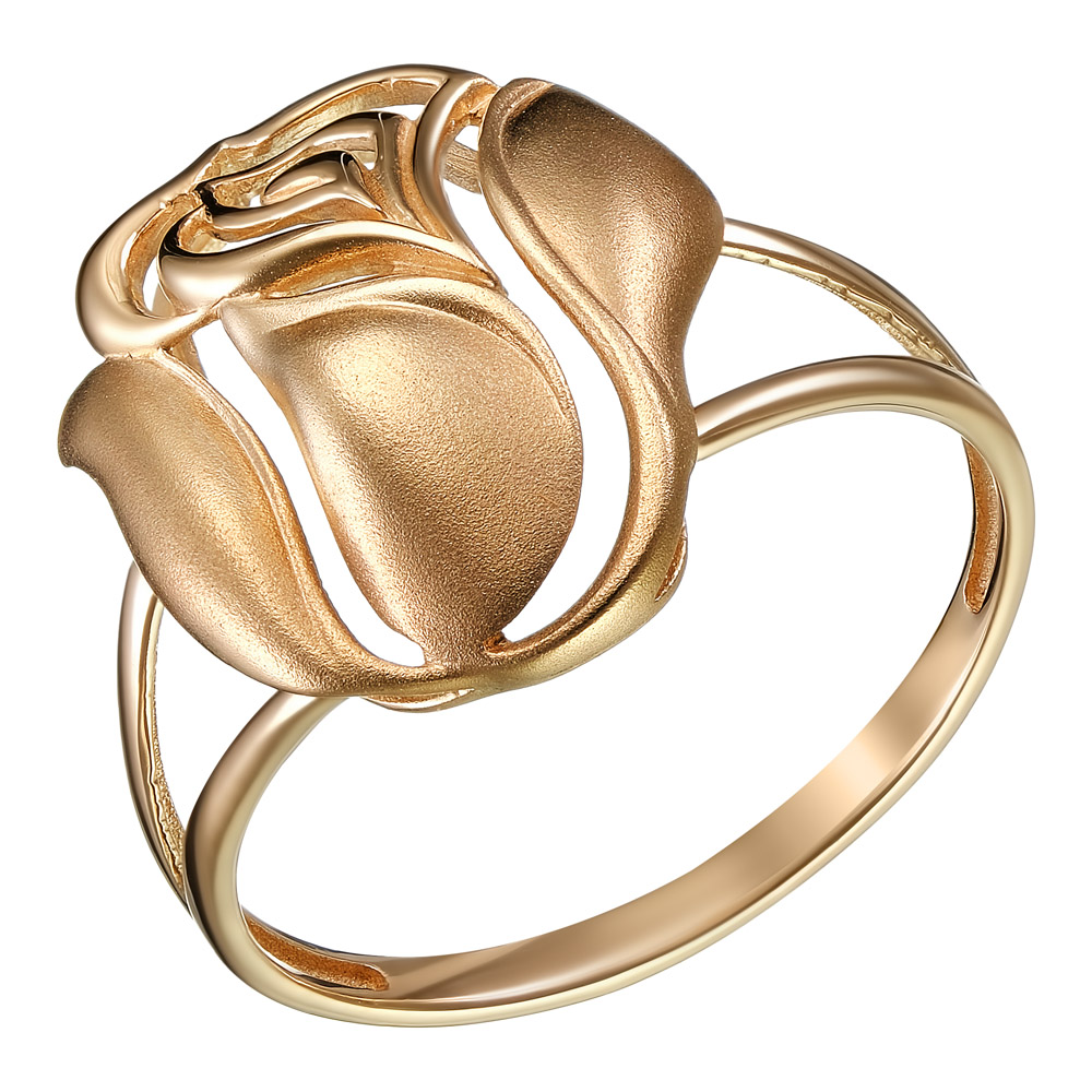 Кольцо из золота "Роза"