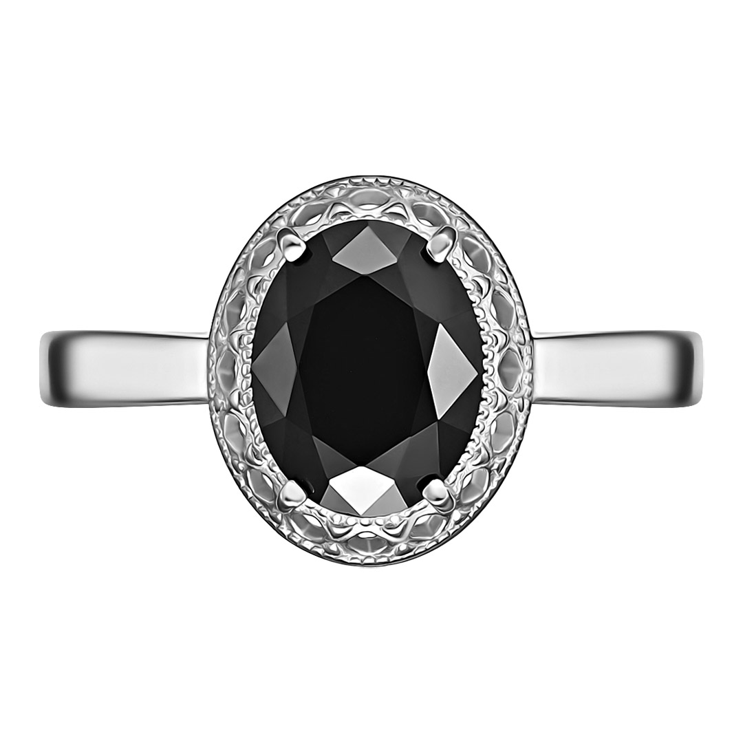 Серебряное кольцо со шпинелью