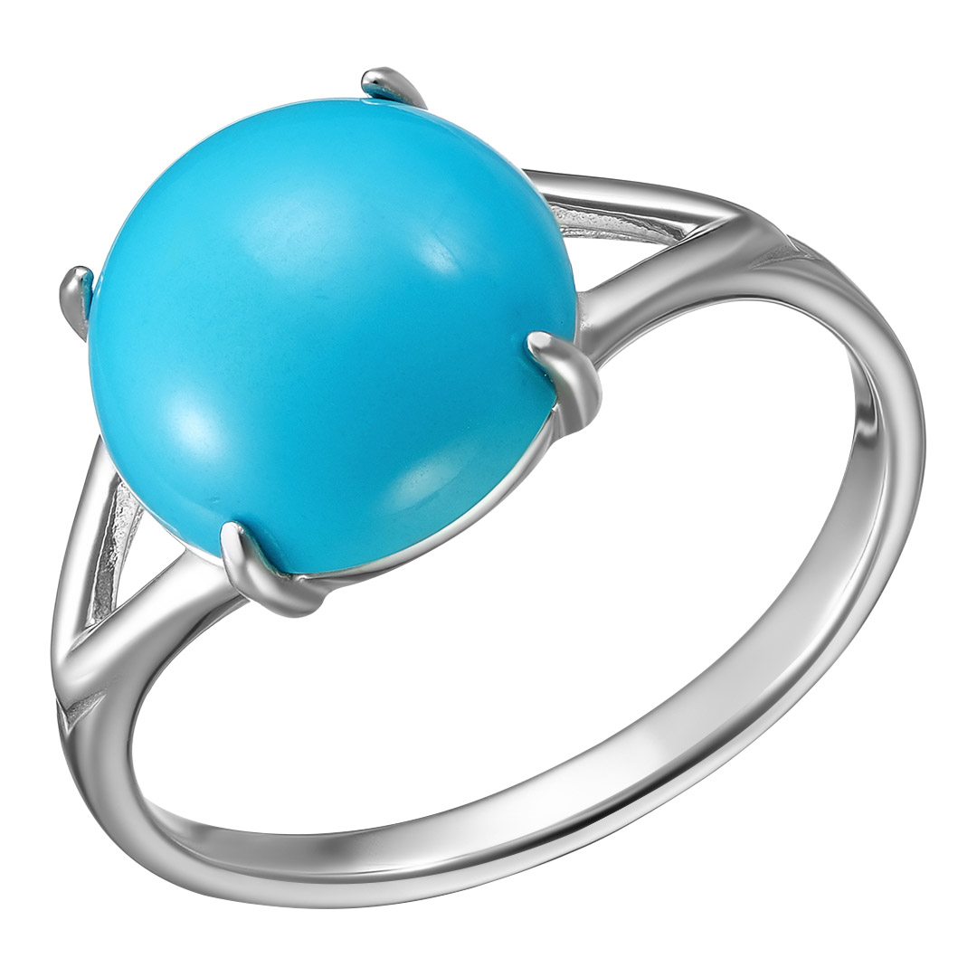 Серебряное кольцо 925 пробы; вставки 1 Бирюза Армения;