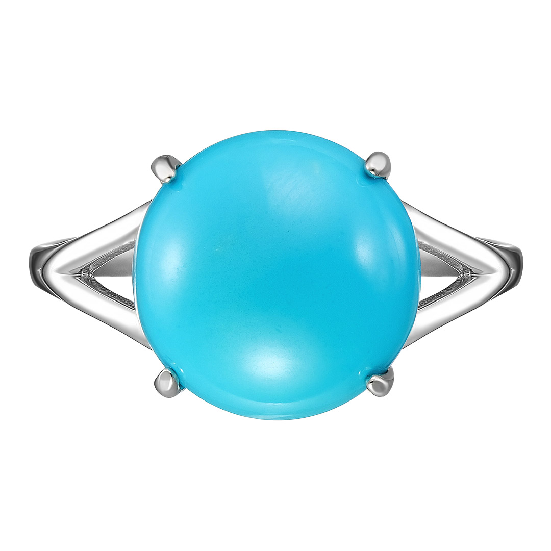 Серебряное кольцо 925 пробы; вставки 1 Бирюза Армения;
