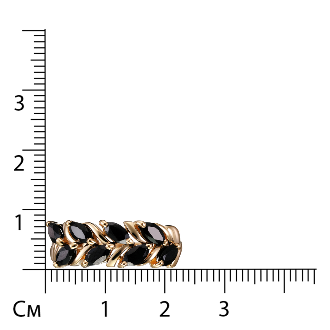 Кольцо из золота со шпинелью