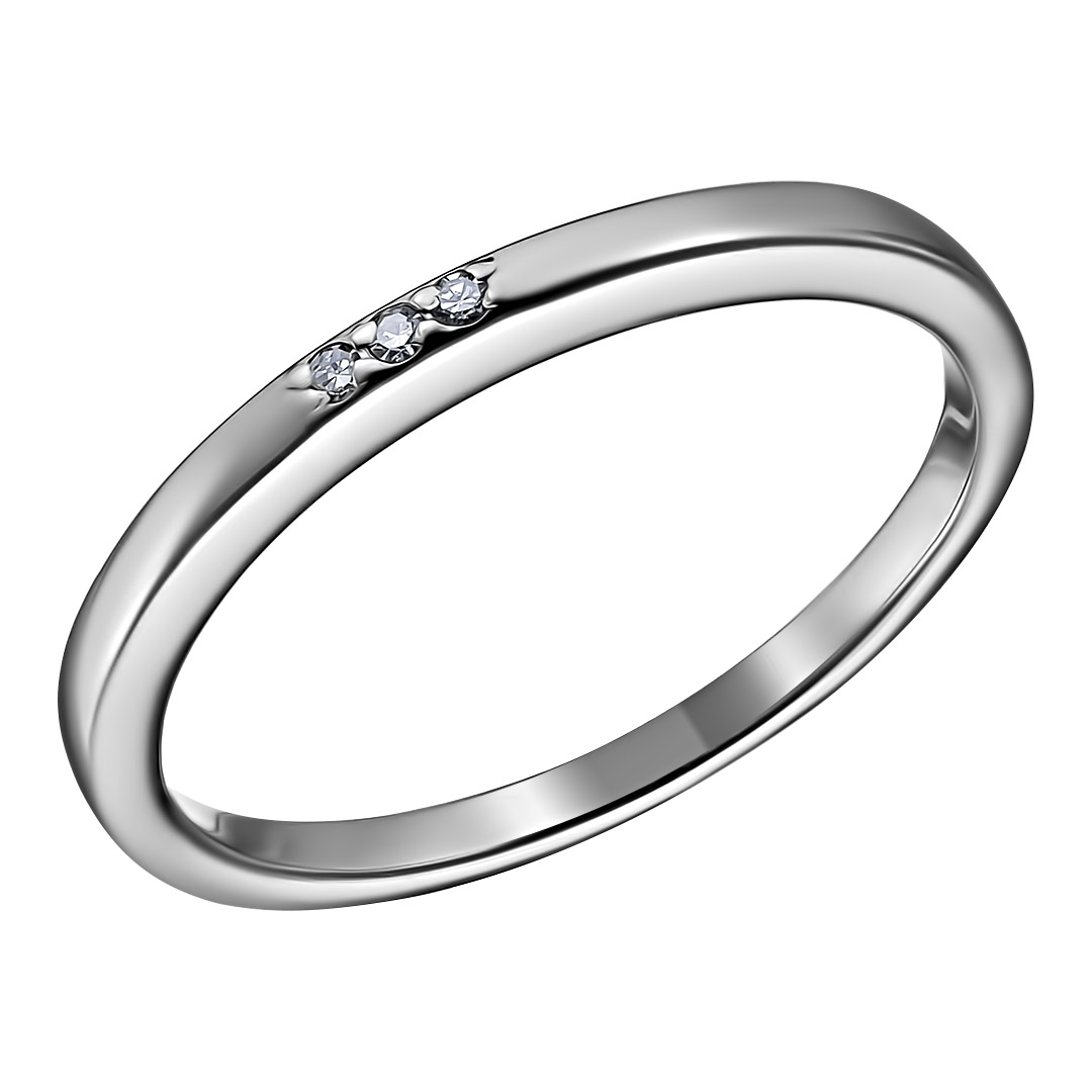Серебряное кольцо 925 пробы; вставки 3 Бр.Кр-17 0,023 2/3A;