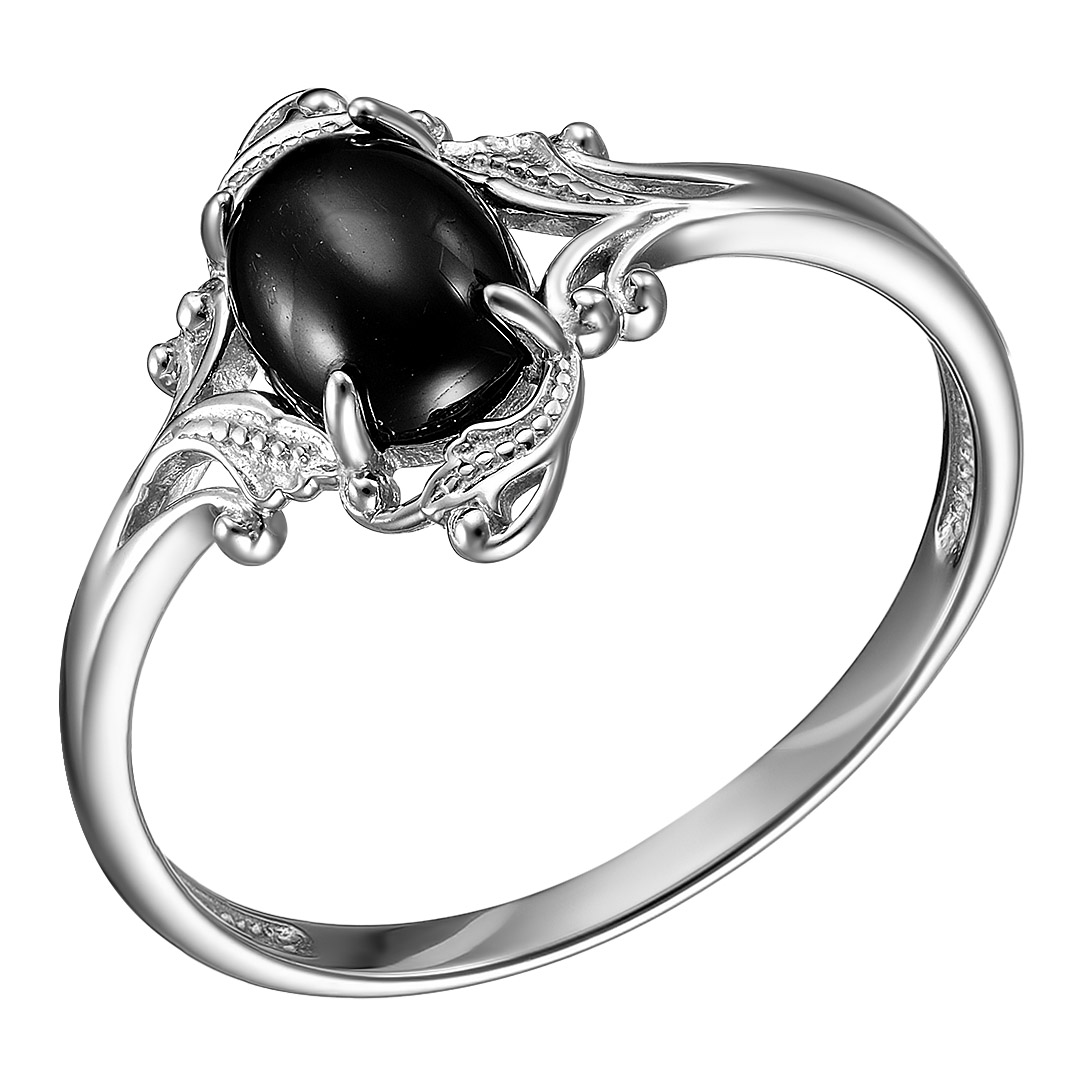 Серебряное кольцо с диопсидом