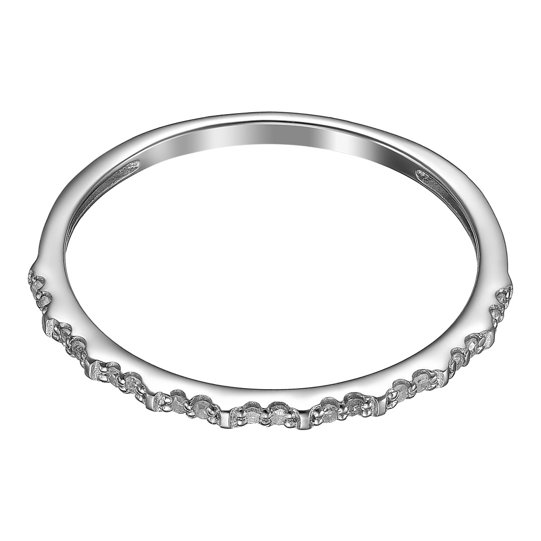 Серебряное кольцо 925 пробы; вставки 18 Бр.Кр-17 0,08 2/3A;