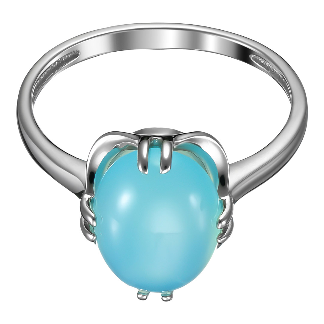 Серебряное кольцо 925 пробы; вставки 1 Агат;
