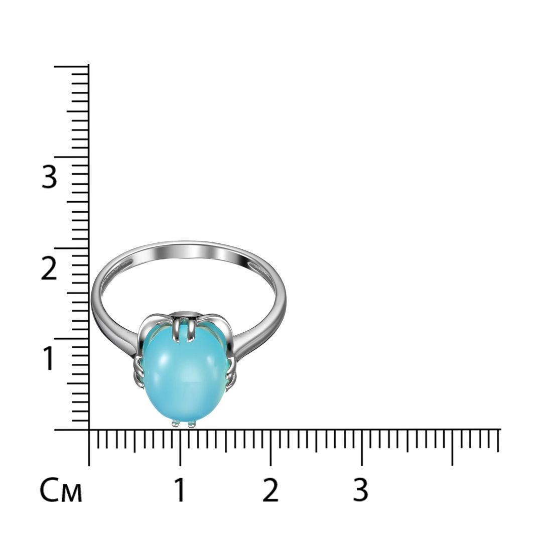 Серебряное кольцо 925 пробы; вставки 1 Агат;