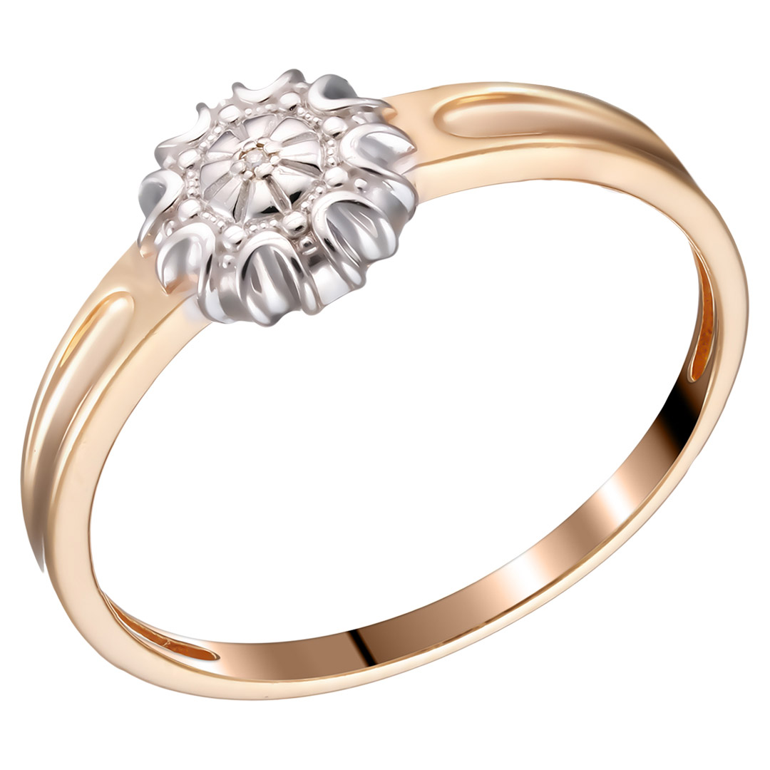Серебряное кольцо 925 пробы; вставки 1 Бр.Кр-17 0,003 3/4А;