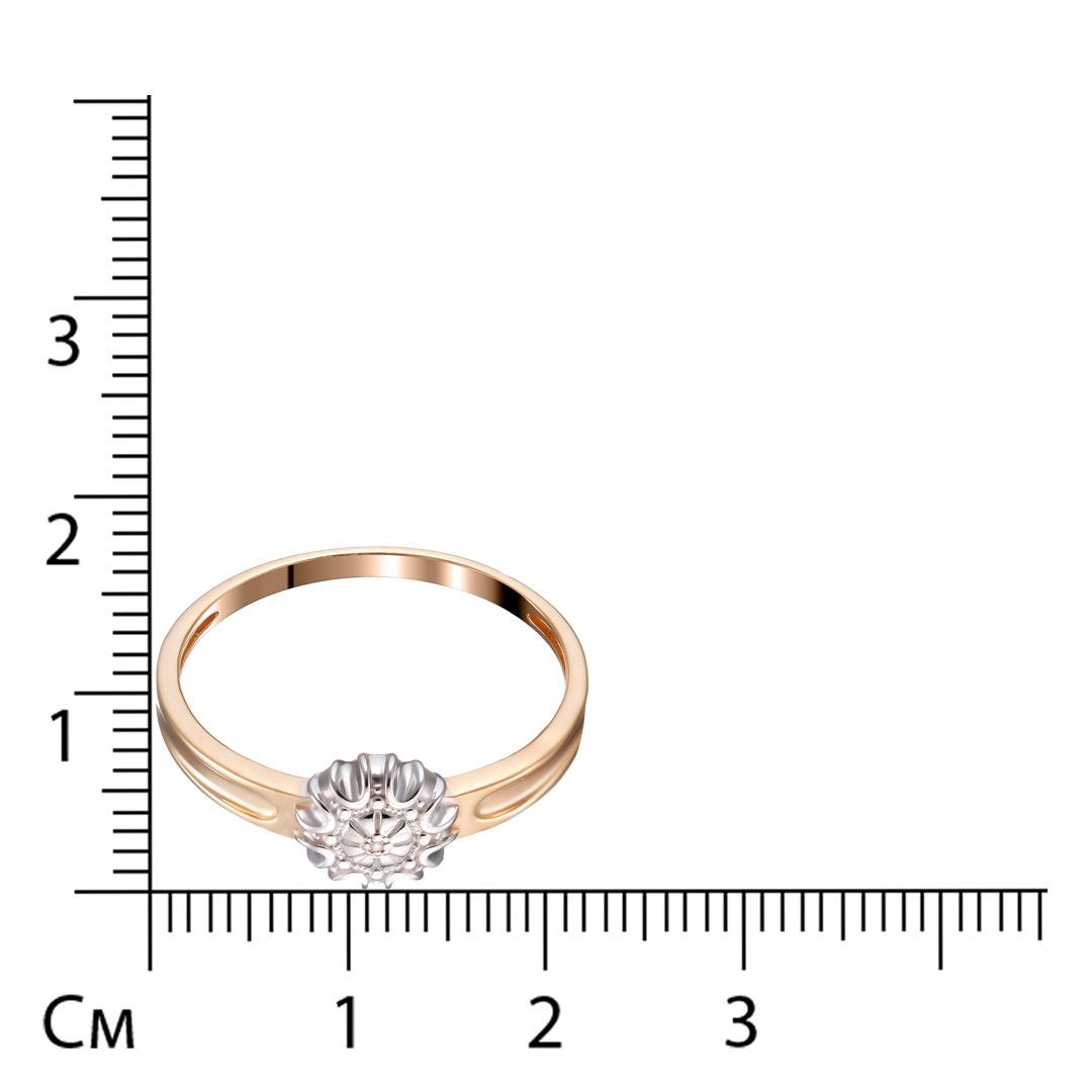 Серебряное кольцо 925 пробы; вставки 1 Бр.Кр-17 0,003 3/4А;