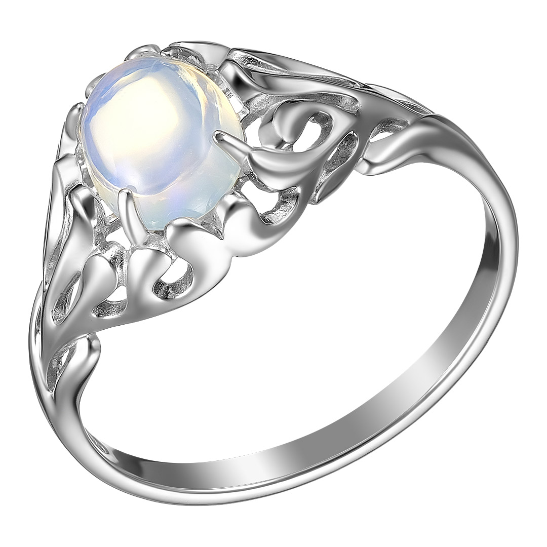 Серебряное кольцо с опалом