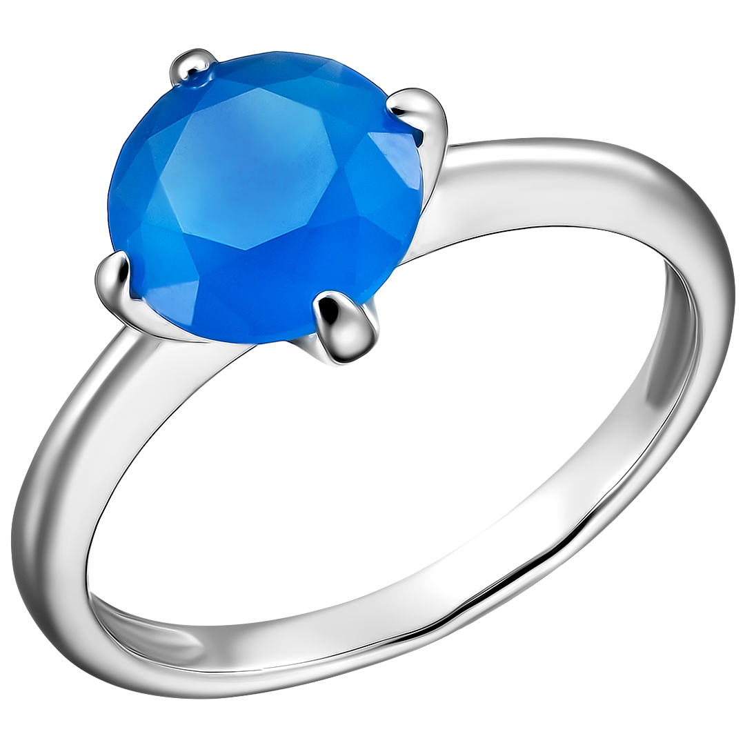 Серебряное кольцо с агатом
