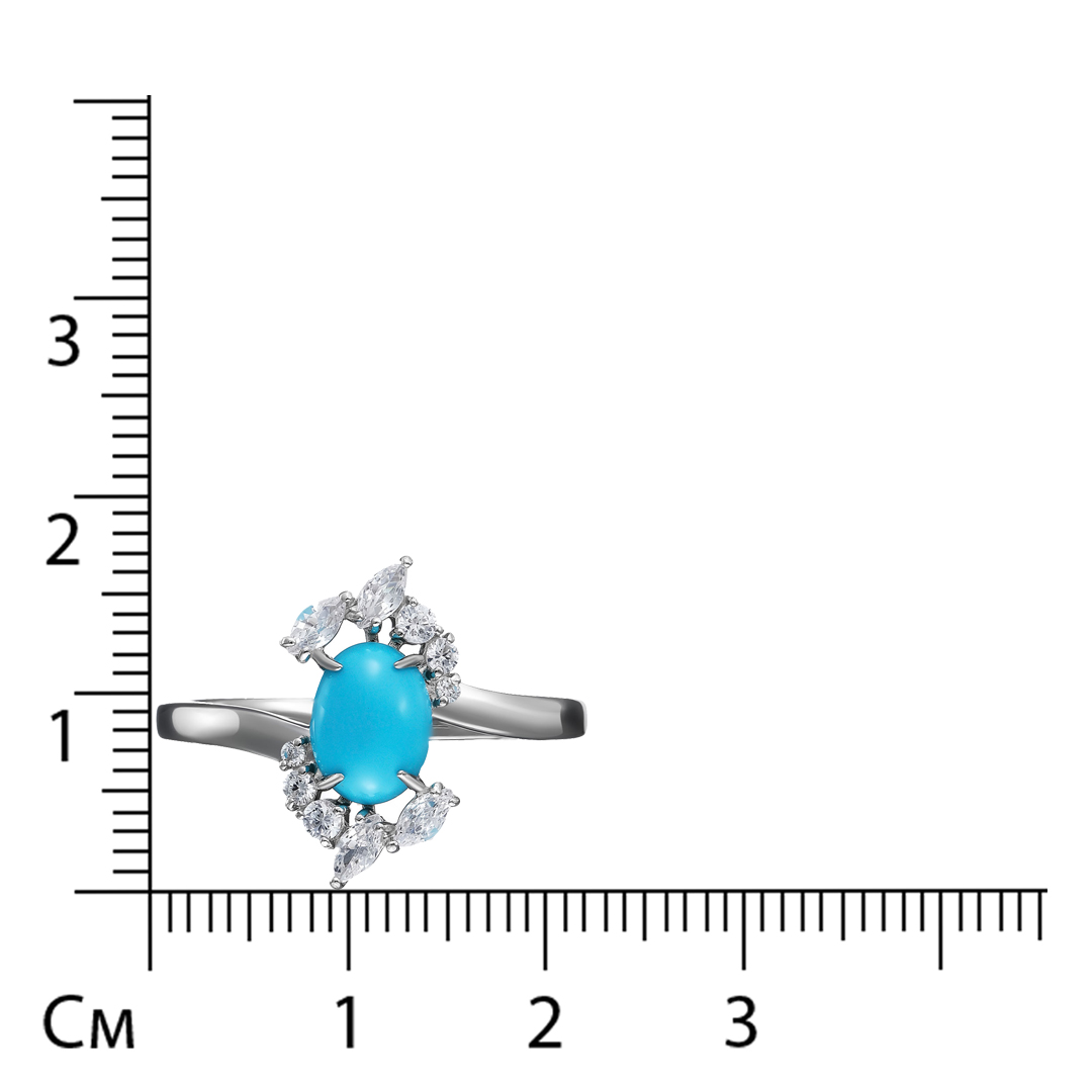 Серебряное кольцо с бирюзой