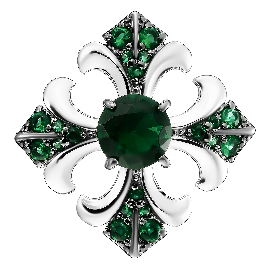 Серебряное кольцо с кварцем