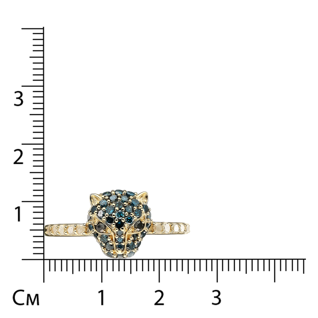 Серебряное кольцо 925 пробы; вставки 36 Бр.Кр-57 0,38ct 5/6; 2 Бр.Кр-57 0,03ct 7/9; 10 Бр.Кр-57 0,16