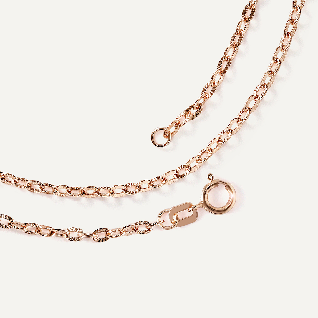 Цепь из золота плетение "Якорное"