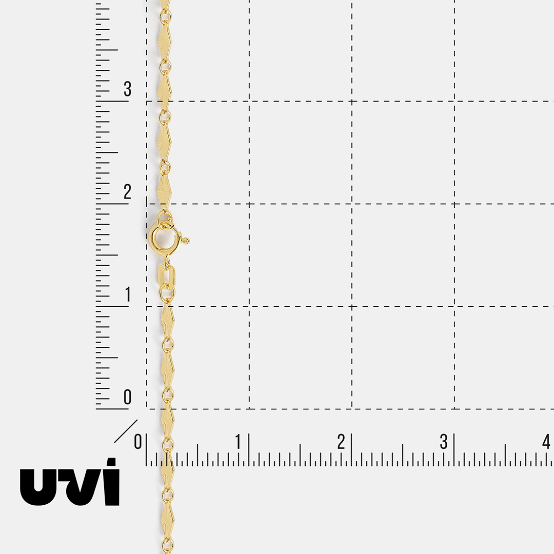Цепь из желтого золота плетение "Фантазийное"