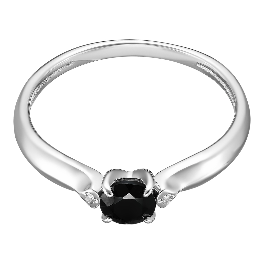 Серебряное кольцо с ониксом