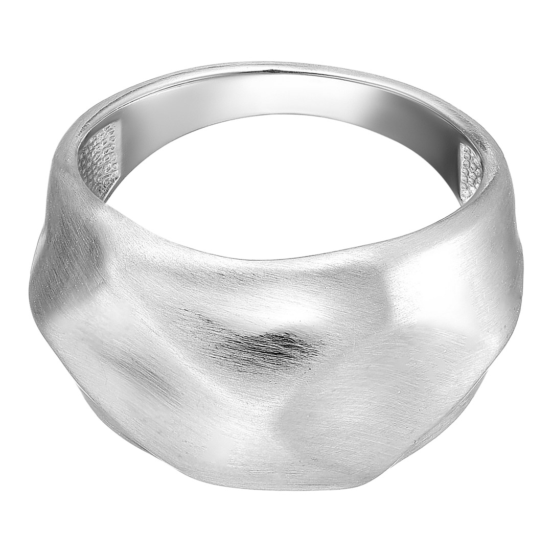 Серебряное кольцо 925 пробы; матирование;