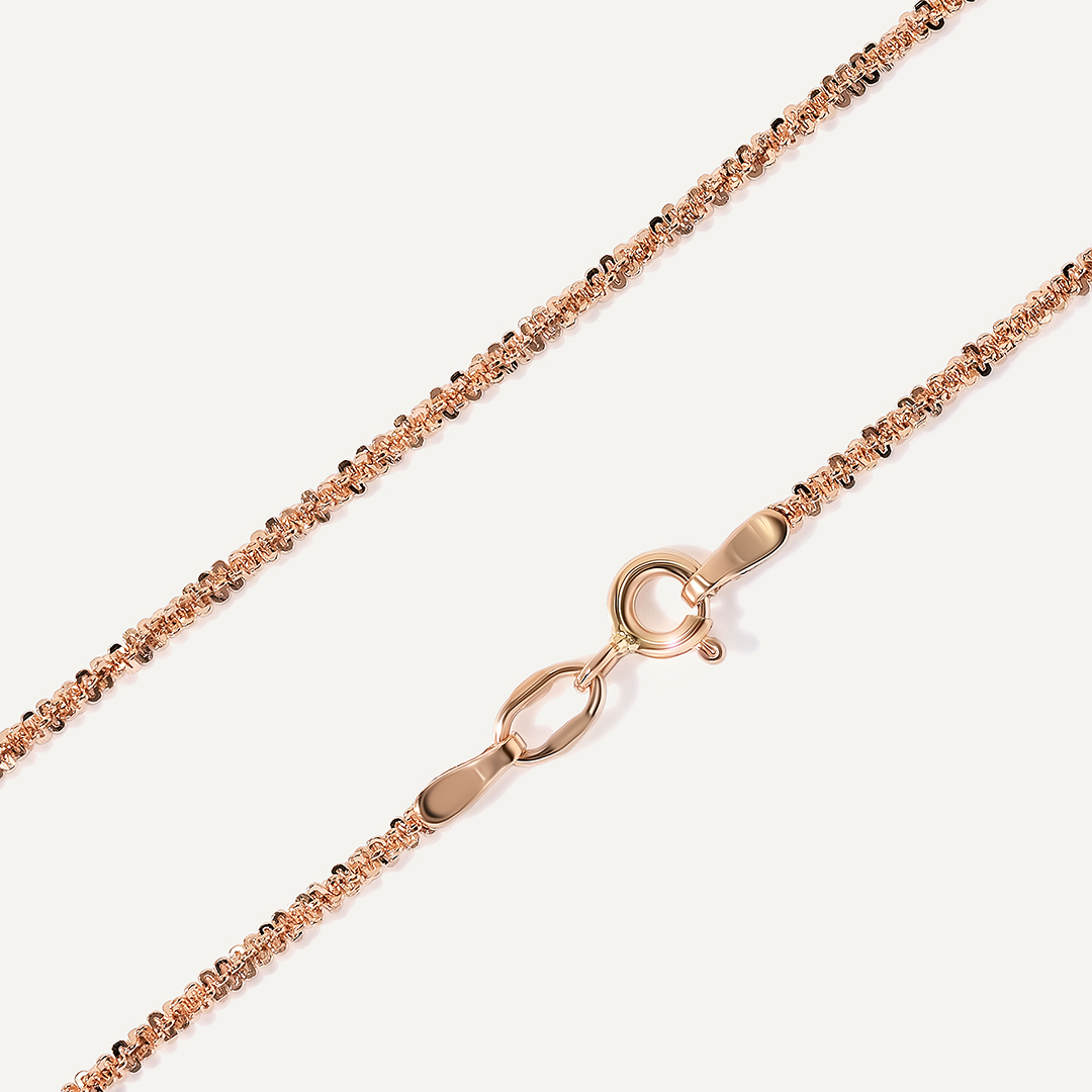 Цепь из золота плетение "Крис-Крос"