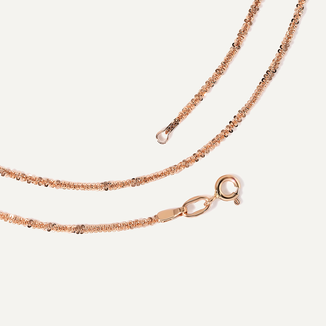 Цепь из золота плетение "Крис-Крос"