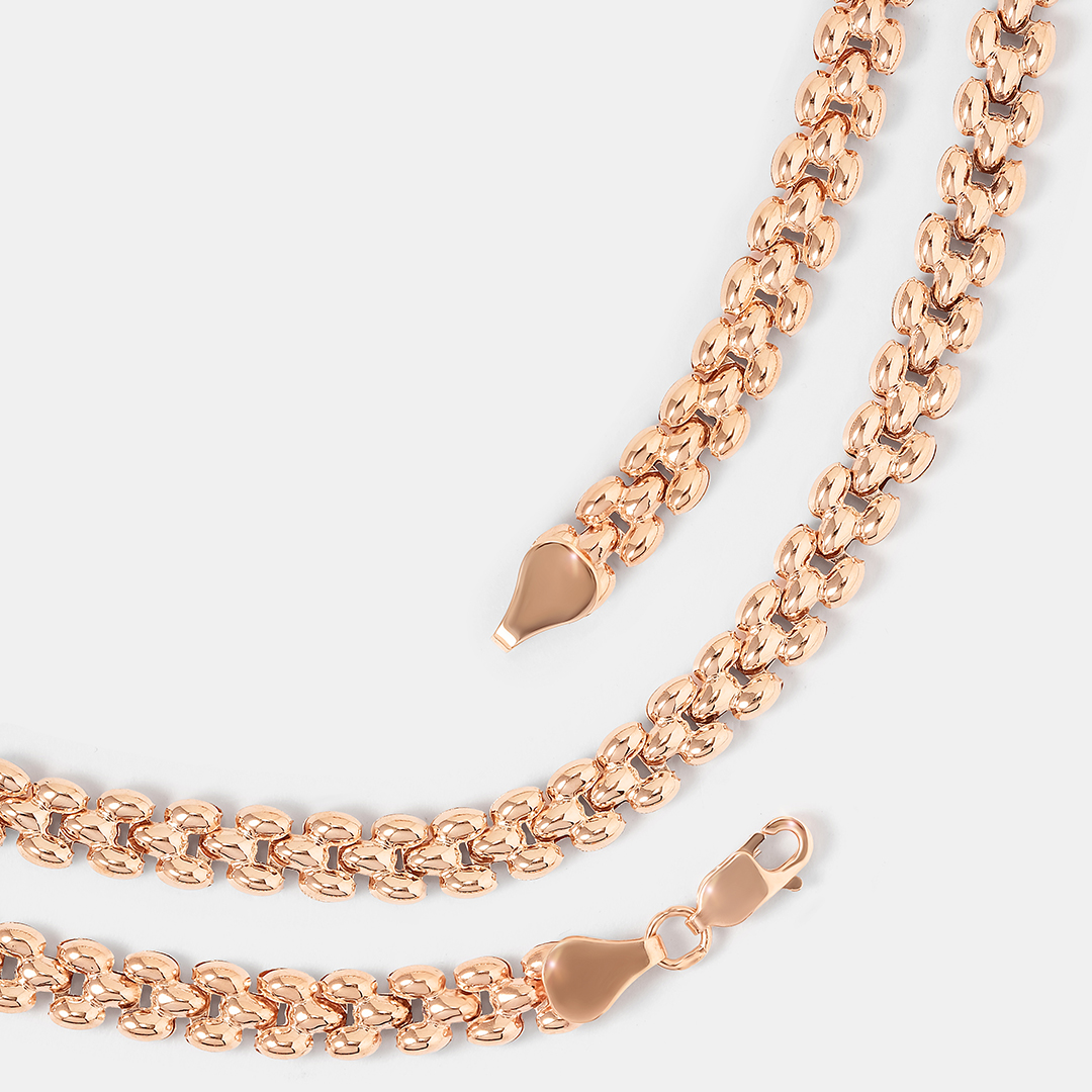 Цепь из золота плетение "Фантазийное"