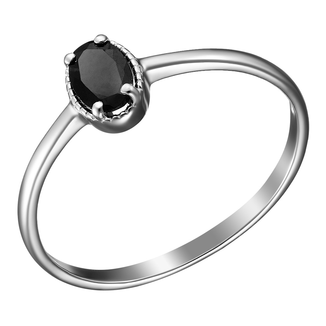 Серебряное кольцо 925 пробы; вставки 1 Турмалин;