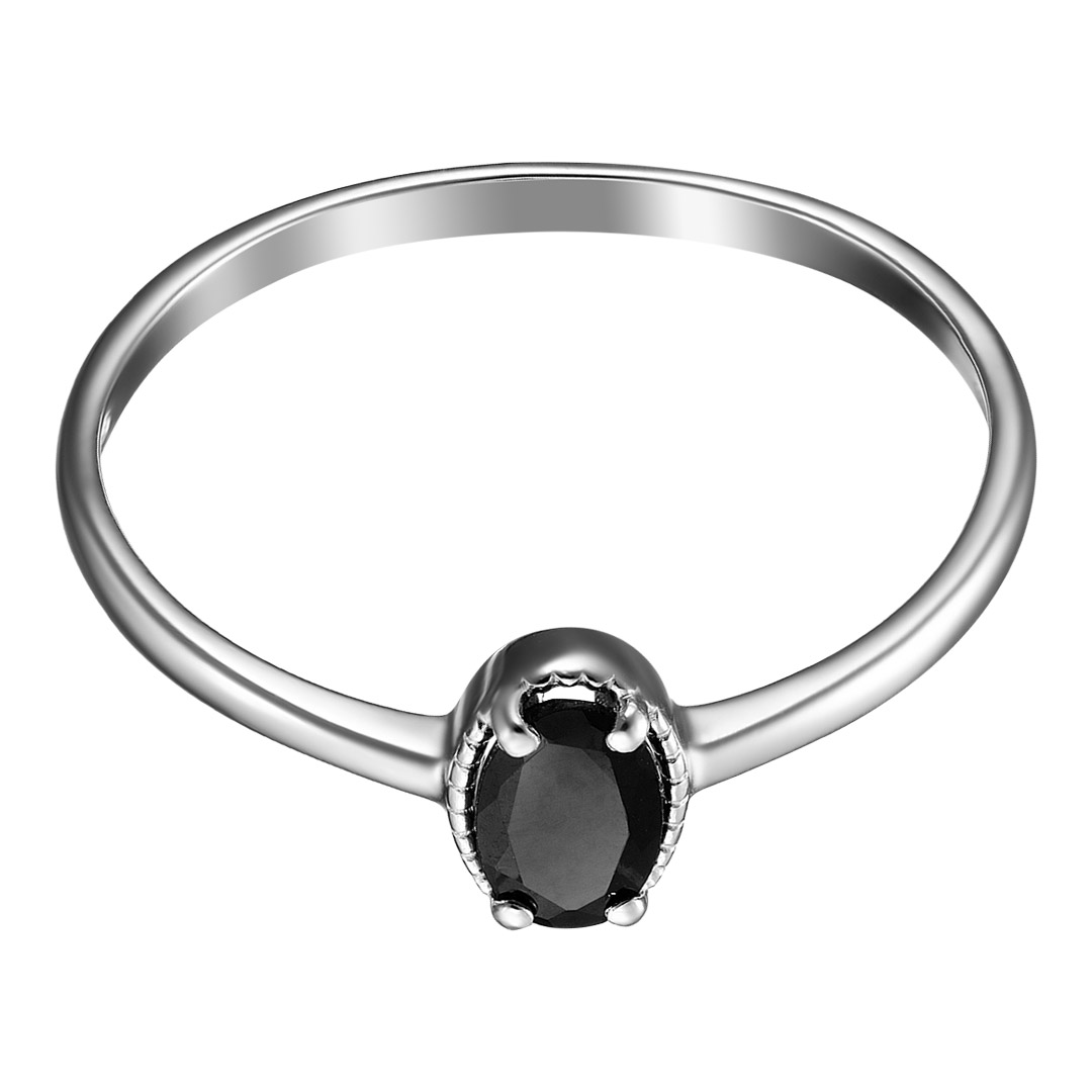 Серебряное кольцо 925 пробы; вставки 1 Турмалин;