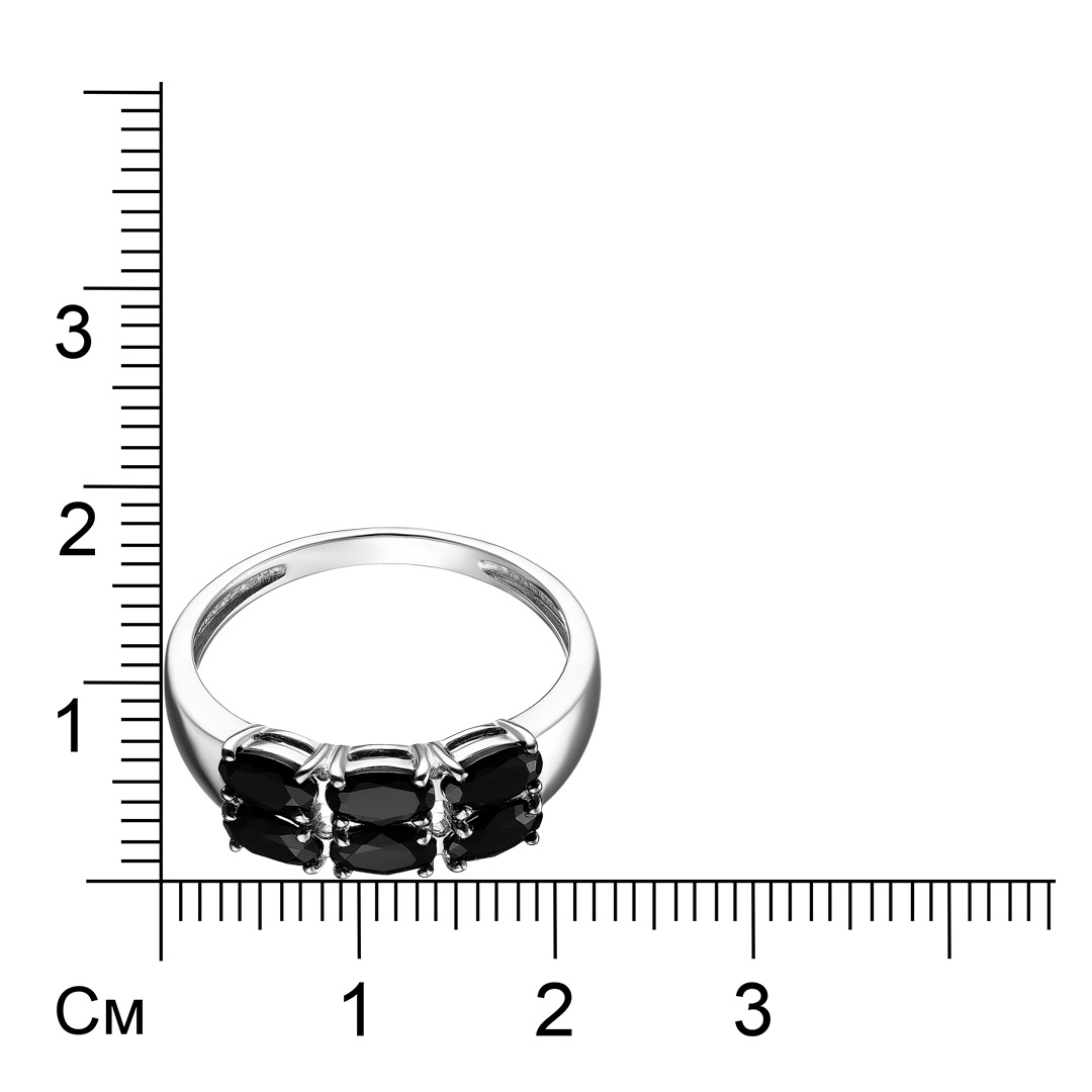 Серебряное кольцо со шпинелью