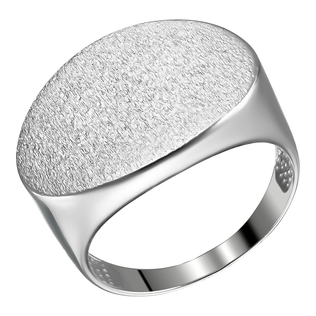 Серебряное кольцо 925 пробы; матирование;