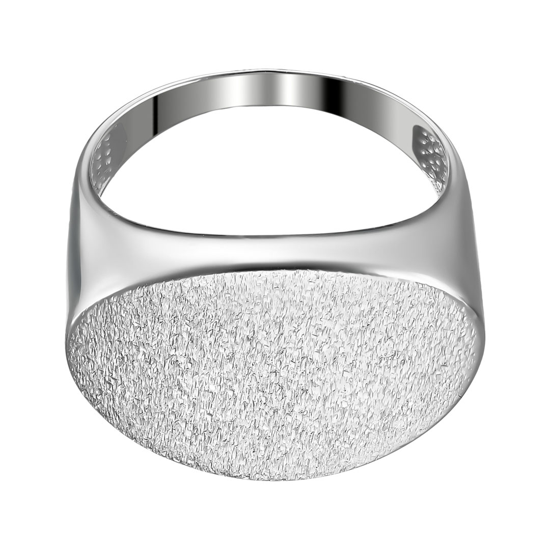 Серебряное кольцо 925 пробы; матирование;